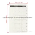 Reabastecimento mensal do planejador para caderno de disco